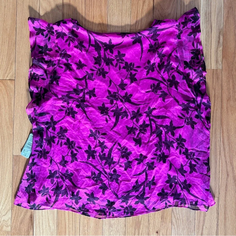 Vince Camuto Fuchsia and Black Blouse - Picture 6 of 6